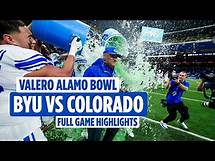 Video thumbnail for ALAMO BOWL 2024 | BYU vs Colorado | FULL GAME HIGHLIGHTS | BYU Football
