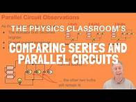 Video thumbnail for Comparing Series and Parallel Circuits