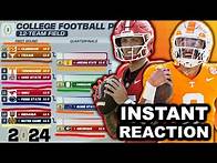 Video thumbnail for Instant Reaction to the 2024 College Football Playoff Bracket + Predictions