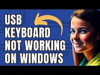 Video thumbnail for How To Fix USB keyboard not Working on Windows