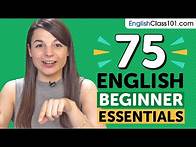 Video thumbnail for Learn English: 75 Beginner English Videos You Must Watch