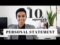 Video thumbnail for How To Write A University Personal Statement in 10 MINUTES | Pen & Paper Needed
