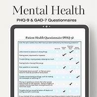 Video thumbnail for Mental Health Printable - PHQ-9 & GAD-7 Questionnaires - Depression Anxiety Therapy Digital Download - Etsy UK