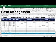 Video thumbnail for daily cash sheet template excel | monthly petty cash format