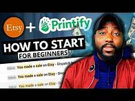 Video thumbnail for How to Start your Print on Demand Business with Etsy + Printify -Full Tutorial 2022