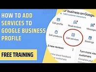 Video thumbnail for How to Add Services to Google Business Profile (SEO Update 2023)