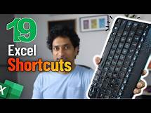 Video thumbnail for 19 Excel Shortcuts you NEED to use more [with FREE PDF 📃]