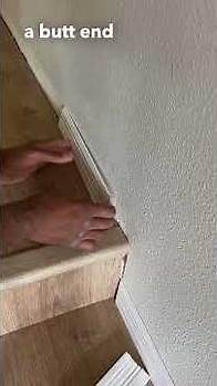 Video thumbnail for Baseboard tips and tricks! How to finish your trim work one way if U every face THIS! #fyp #shorts