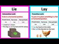 Video thumbnail for LIE vs LAY 🤔| What's the difference? | Learn with examples