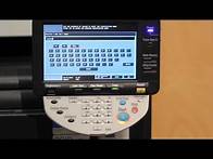 Video thumbnail for Konica Minolta - How to add a fax number