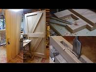 Video thumbnail for Making a traditional framed ledge and brace door in Oak