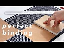 Video thumbnail for perfect binding | step-by-step (no stitching & book press needed!)