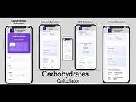 Video thumbnail for Carbohydrates Calculator App | Track Your Daily Carbs Easily!