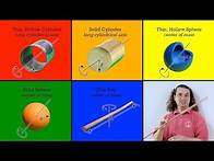 Video thumbnail for Moments of Inertia of Rigid Objects with Shape