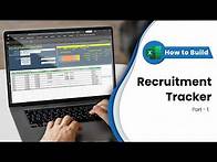 Video thumbnail for Recruitment Tracker Excel Template - Building Step by Step - Part 1