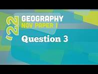 Video thumbnail for Past Papers 2022: Geography: Paper 1: Question 3