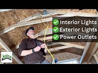 Video thumbnail for DIY Guide To Wiring A Shed For Electricity