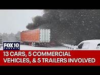 Video thumbnail for I-40 reopens after deadly crash in Williams | FOX 10 Phoenix