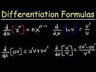Video thumbnail for Differentiation Formulas - Notes