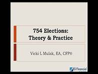 Video thumbnail for Section 754 Elections: Theory & Practice
