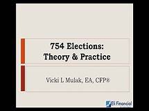 Video thumbnail for Section 754 Elections: Theory & Practice