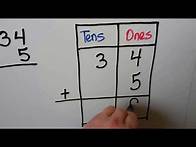 Video thumbnail for Grade 1 Math 8.7b Part 2, Use place value to add (no regrouping)