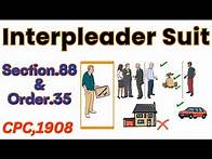 Video thumbnail for Interpleader Suit 🧐😮‍💨| Section 88, Order. 35 | CPC in Hindi/Urdu