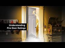 Video thumbnail for Understanding Fire Door Ratings
