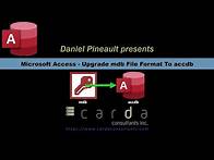 Video thumbnail for Microsoft Access - Upgrade mdb File Format To accdb