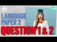 Video thumbnail for 'Language Paper 2 Q1 and 2' | GCSE Revision Guide | AQA |