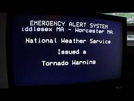 Video thumbnail for EMERGENCY ALERT SYSTEM - Tornado Warning - Springfield, Massachusetts