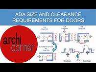 Video thumbnail for AC 007 - UPDATED!!! - ADA Size and Clearance Requirements for Doors