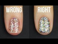 Video thumbnail for HOW TO APPLY GLITTER NAIL POLISH || KELLI MARISSA