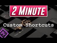 Video thumbnail for Premiere Pro : How to Set Custom Keyboard Shortcuts