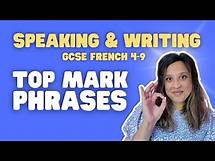Video thumbnail for GCSE FRENCH PHRASES To Use to ACE Speaking & Writing Exams (Higher)