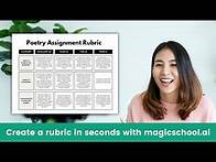 Video thumbnail for How to create a rubric in seconds with magicschool.ai