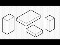 Video thumbnail for How to draw an isometric crate using grid paper. by Fallibroome.
