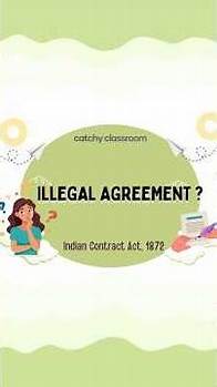 Video thumbnail for Illegal Agreement | Indian Contract Act 1872 | Explained with Examples #ContractLaw #catchyclassroom
