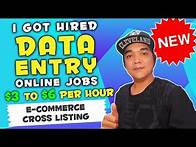 Video thumbnail for Data Entry Online Jobs Work From Home E-commerce Product Listing | Cross Listing For Beginners