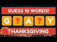 Video thumbnail for Fun Games for ESL Classrooms | Guess 10 Thanksgiving Words in English: Fill in the Missing Letters 🍂