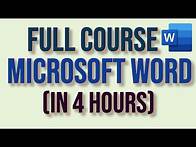 Video thumbnail for Microsoft Word Tutoring in English 2022 | Microsoft Word from Beginner to expert