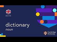 Video thumbnail for How to pronounce dictionary | British English and American English pronunciation