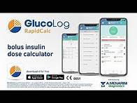 Video thumbnail for GlucoLog RapidCalc | Insulin bolus calculator App - 02