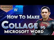 Video thumbnail for How to Make Collage in Word Document | Microsoft Word Video Tutorial
