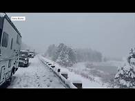 Video thumbnail for Drivers report being stranded on I-40 overnight after Friday's winter storm