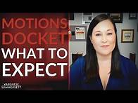 Video thumbnail for What to Expect at a Motions Docket