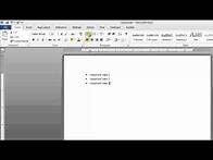 Video thumbnail for How to Insert and Change Bullets in Word