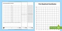Video thumbnail for Blank Quadrants Coordinate Worksheets