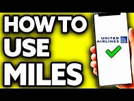Video thumbnail for How To Use United Airlines Miles (Quick and Easy!)