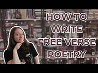 Video thumbnail for How to Write Free Verse Poetry 101 | Writing Tips 🖊️